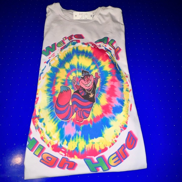 Cheshire Cat shirt and mask - Picture 2 of 5